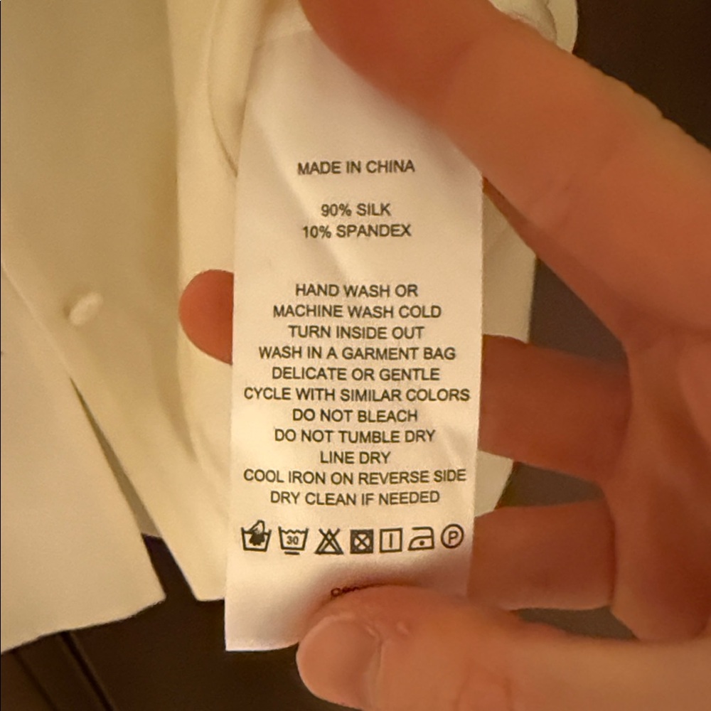 Quince Cream Short-Sleeve Button-Down Shirt - Picture 3 of 4